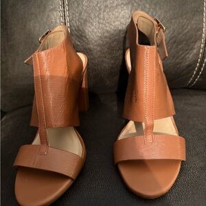 H by Halston Sz 7.5M Chunky Heel  Sandals GUC😊😊